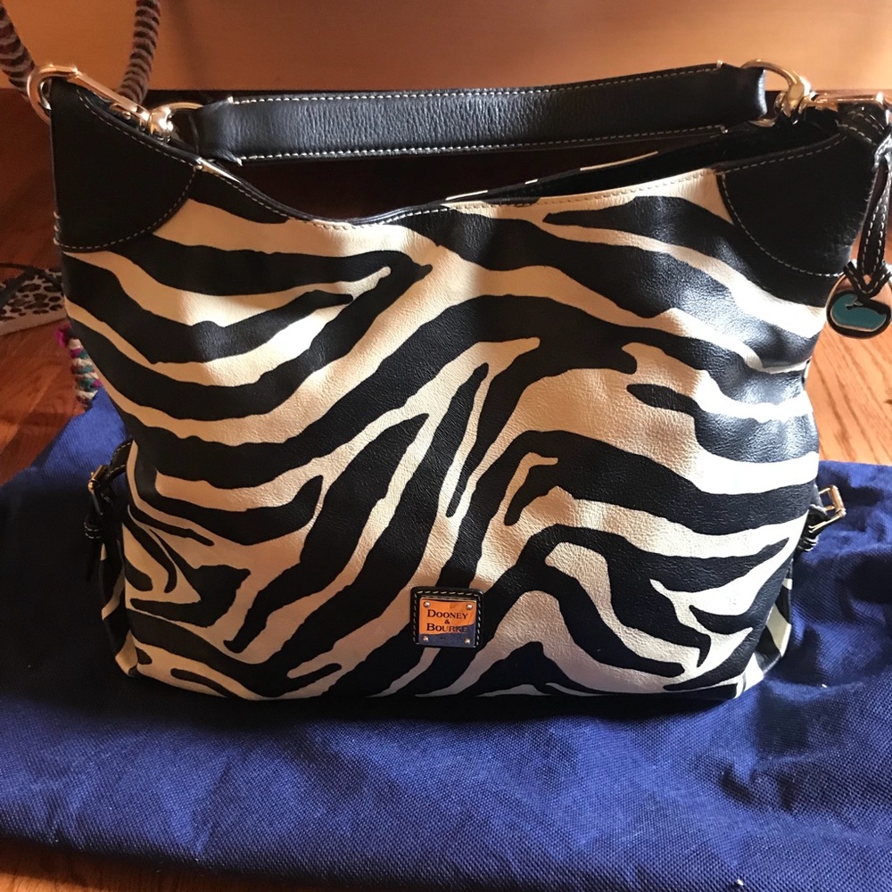 Dooney & Bourke Zebra Hobo Purse